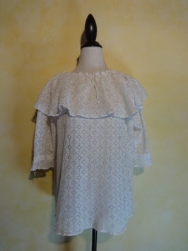 Blouse dentelle 70's T.40