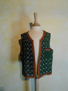 Gilet folk 70's T.11 ans