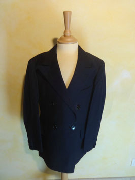 Blazer noir laine 80's T.14 ans