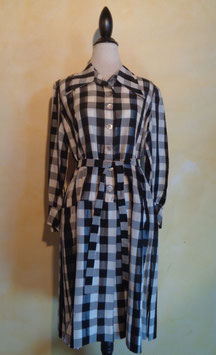 Robe carreaux 70's T.38