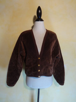 Gilet en velours marron Rykiel T.40