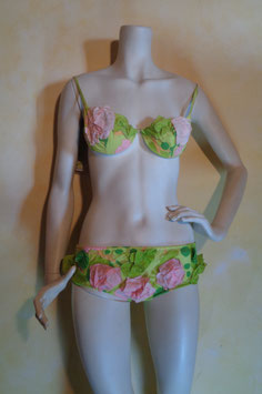 Bikini fleurs 60's T.36