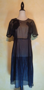Robe appliqués 40's T.36