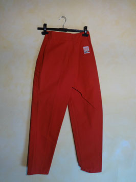 Pantalon rouge 80's T.14 ans