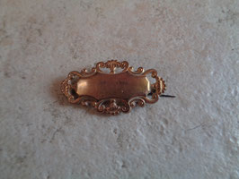 Broche dorée 1900