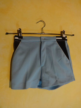 Short bleu 70's T.14 ans