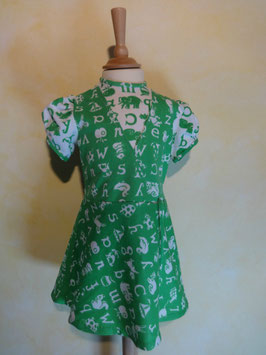 Robe alphabet 70's T.2 ans