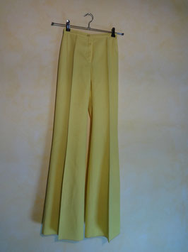 Pantalon jaune 70's T.7 ans