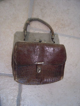 Petit sac cuir 1900