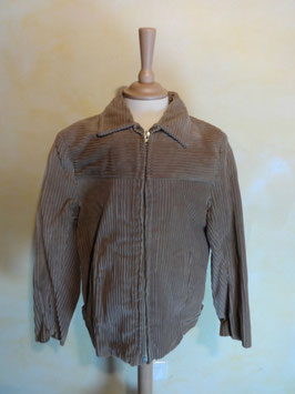 Blouson velours 70's T.16 ans