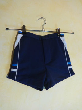 Short bleu 70's T.12 ans