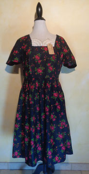 Robe à roses 50's T.42