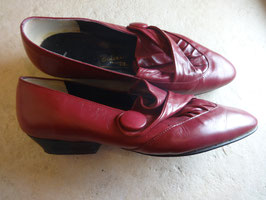 Chaussures framboises 80's P.38