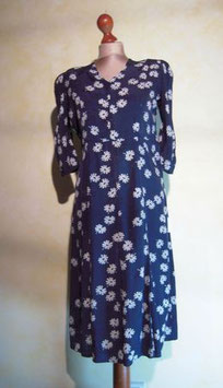 Robe fleurs 40's T.38