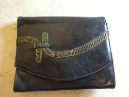 Pochette cuir 40's