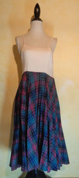 Robe à carreaux 70's T.42