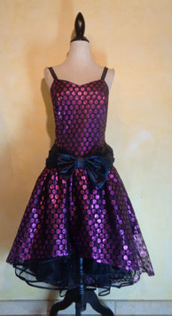 Robe pois lamé 80's T.40