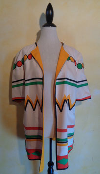 Veste graphique 80's T.42-44