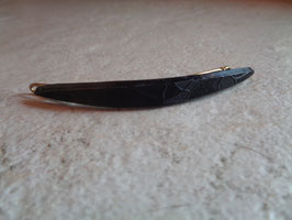 Barrette noire 40's