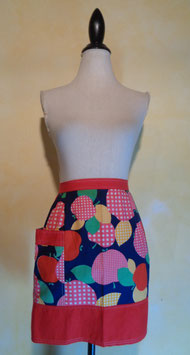 Tablier pommes 60's T.U
