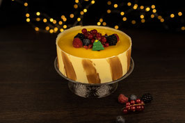 Yoghurt mango ijstaart