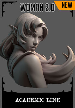 Academic Woman 2.0 bust