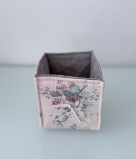 Utensili blassrosa mit Rosenmotiv
