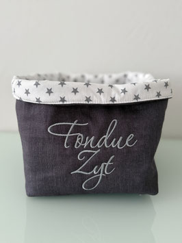 Fonduechörbli anthrazit