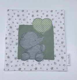 Traubenkernkissen Elefant mit Ballon