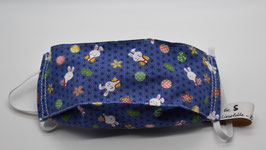 Maske Gr. S Blau mit Häschen