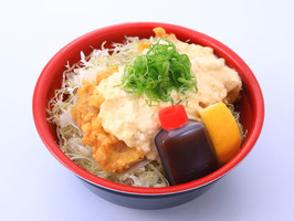 桜姫鶏のチキン南蛮丼／味噌かつ丼／ネギ塩かつ丼