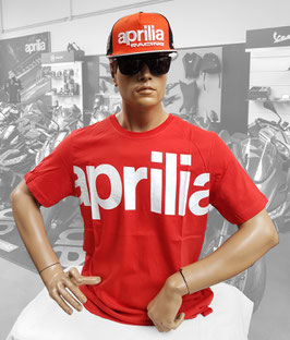 Aprilia T-Shirt Lifestyle Rot