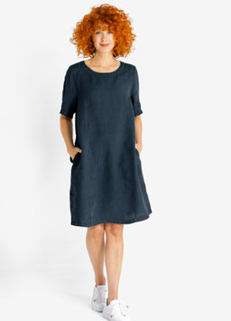 Kleid kurzarm uni | HEIDEKÖNIGIN