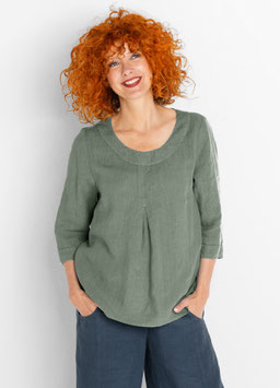 Blusenshirt Leinen uni | HEIDEKÖNIGIN
