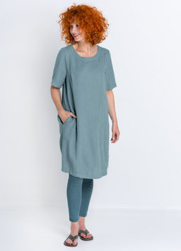 Kleid kurzarm uni | HEIDEKÖNIGIN