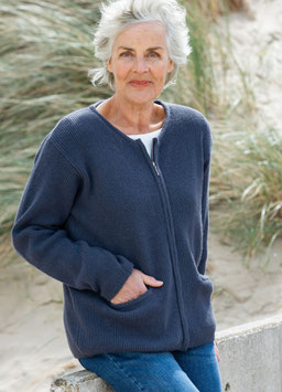 Strickjacke mit Reissverschluss | HEIDEKÖNIGIN