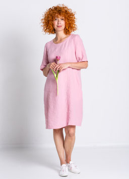 Kleid kurzarm uni | HEIDEKÖNIGIN