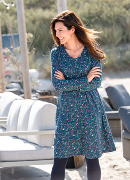 Kleid mit V-Ausschnitt Malina | HEIDEKÖNIGIN