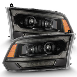 Alpharex Voll-LED Scheinwerfer für Dodge RAM Gen. 4 ab 2009 und Classic-Modelle inkl. TÜV-Gutachten (neues Design)