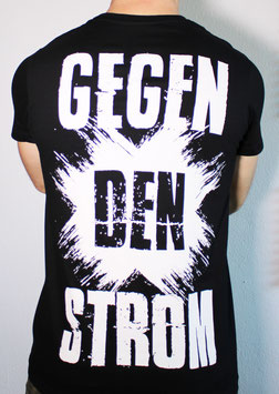 T-Shirt ''Gegen den Strom'' schwarz