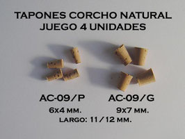 Mini Tapones Corcho Natural