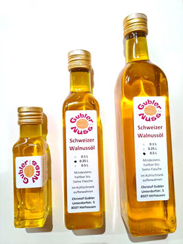 Walnussöl, 0,1/0,25/0.5 L