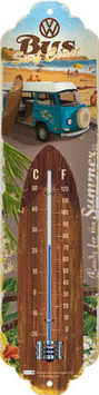 "VW Bus Surf Coast" Thermometer