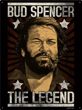 "Bud Spencer - The Legend" Blechschild