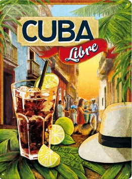 "Cuba Libre" Blechschild