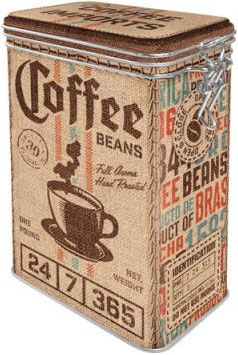 "Coffee Beans" Blechdose Aromadose Kaffedose