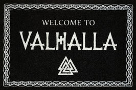 "Welcome to Valhalla" Sprüche Teppich Fussmatte