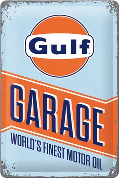 "Gulf Garage" Blechschild