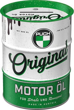 "Puch Original Motor Öl" Ölfass Spardose