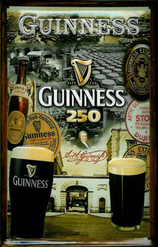 "Guinness 250 Years" Blechschild